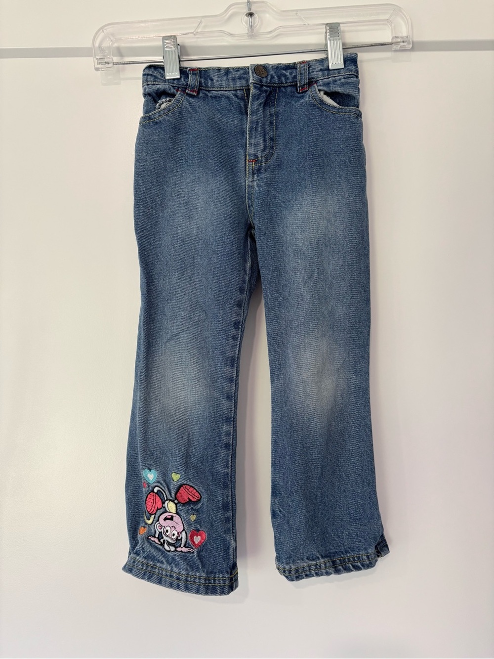 Vintage 2008 Viacom Nickelodeon 
Dora the Explorer Boots Monkey Embroidered Jean